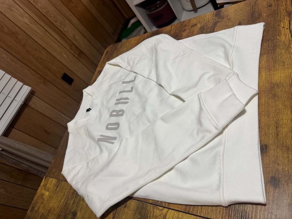 NOBULL White Crew Neck Sweatshirt